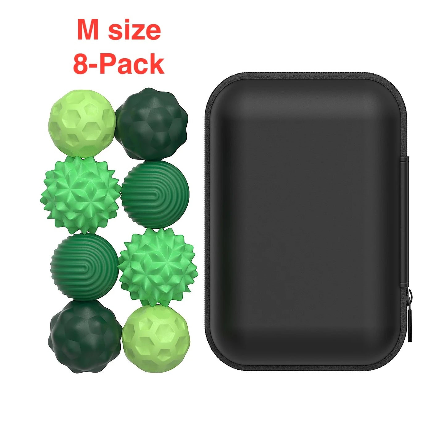 Boules sensorielles magnétiques en silicone – Lot de 8 | Anti-stress, TDAH, TSA, Adultes & Adolescents (14+)