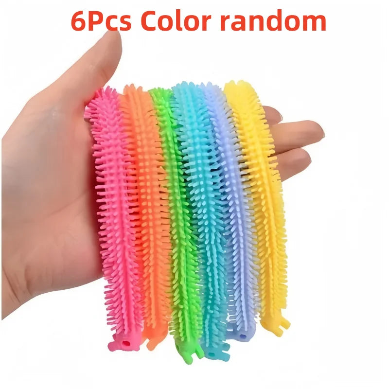 Lot de 6 Bracelets Fidget Extensibles – Jouets Sensoriels Anti-Stress