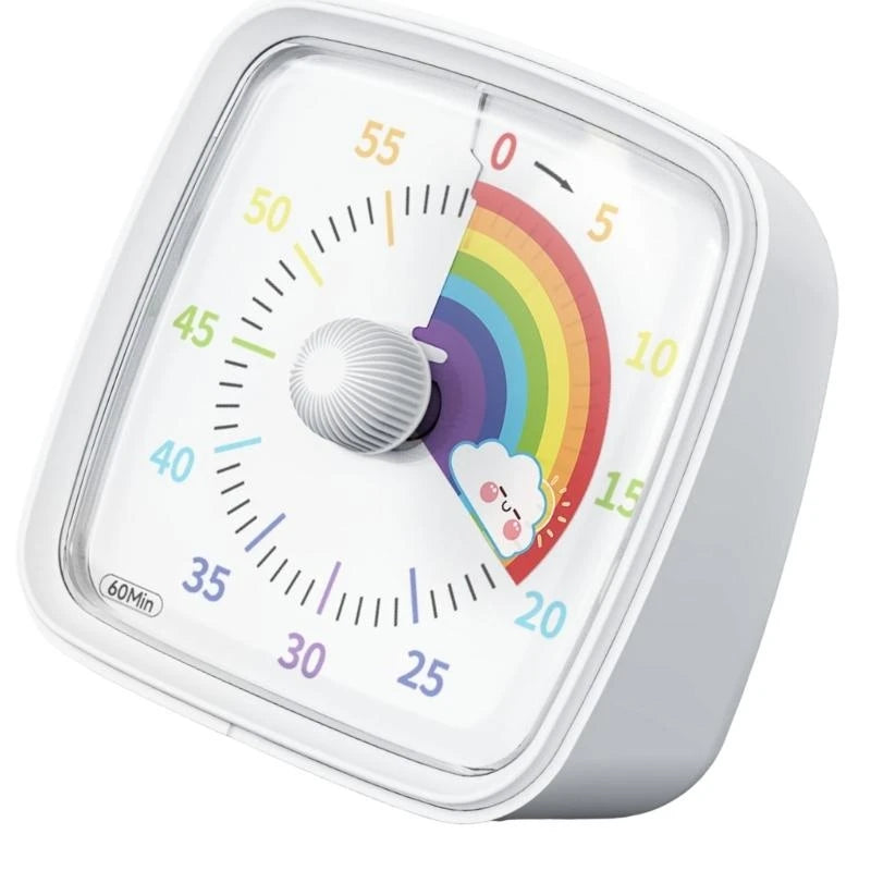 Minuteur électronique arc-en-ciel – Outil ludique de gestion du temps pour enfants