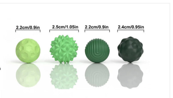 Boules sensorielles magnétiques en silicone – Lot de 8 | Anti-stress, TDAH, TSA, Adultes & Adolescents (14+)