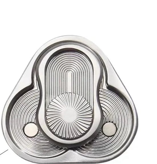 Curseur Magnétique Triangulaire – Fidget Spinner en Métal Anti-Stress