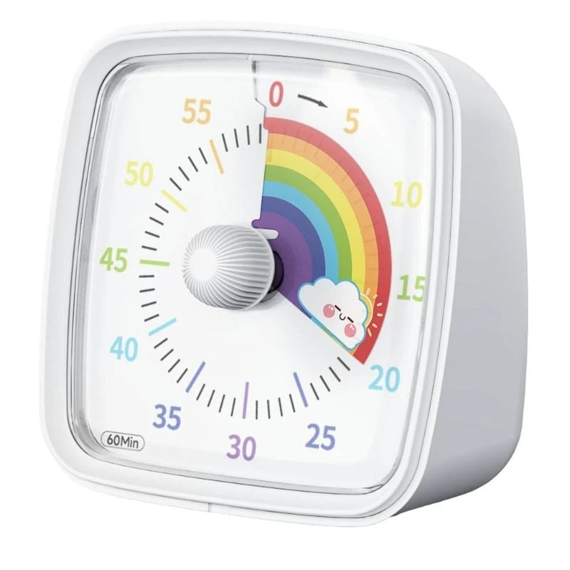 Minuteur électronique arc-en-ciel – Outil ludique de gestion du temps pour enfants