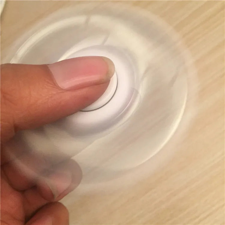 Hand spinner bleu en alliage – Jouet anti-stress et concentration
