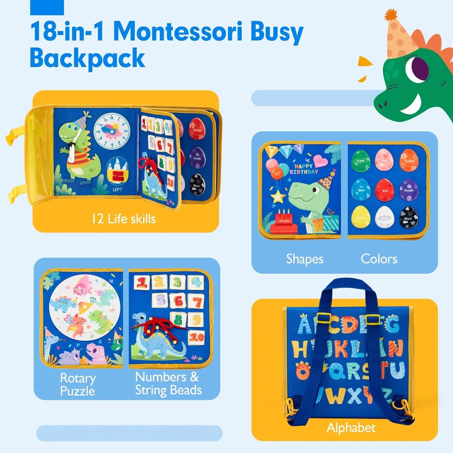 Sac à dos d’activité d’apprentissage