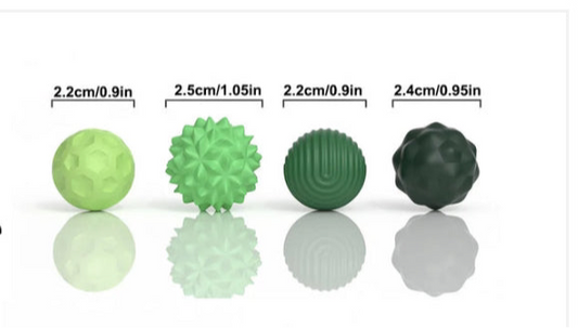 Boules sensorielles magnétiques en silicone – Lot de 8 | Anti-stress, TDAH, TSA, Adultes & Adolescents (14+)